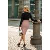 imageHybrid ampamp Company Womens Premium Nylon Ponte Stretch High Waist Pencil Suit Skirt Below Knee1073tmauve