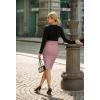 imageHybrid ampamp Company Womens Premium Nylon Ponte Stretch High Waist Pencil Suit Skirt Below Knee1073trose