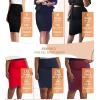 imageHybrid ampamp Company Womens Premium Nylon Ponte Stretch High Waist Pencil Suit Skirt Below Knee1073tspringmint