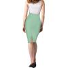 imageHybrid ampamp Company Womens Premium Nylon Ponte Stretch High Waist Pencil Suit Skirt Below Knee1073tspringmint