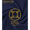 imageHybrid ampamp Company Womens Premium Nylon Ponte Stretch Office Fishtail Pencil Skirt High Waist Made in The USA Below KneeKsk450101073tnavy