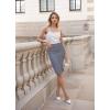 imageHybrid ampamp Company Women Elastic High Waist Bodycon Work Business Pencil Skirt10768navywhite