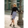 imageHybrid ampamp Company Women Elastic High Waist Bodycon Work Business Pencil Skirt10768navywhite