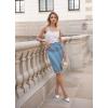 imageHybrid ampamp Company Women Elastic High Waist Bodycon Work Business Pencil Skirt1089bluwht