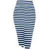 imageHybrid ampamp Company Women Elastic High Waist Bodycon Work Business Pencil Skirt1089bluwht