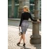 imageHybrid ampamp Company Women Elastic High Waist Bodycon Work Business Pencil Skirt10906blackivory