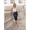 imageHybrid ampamp Company Women Elastic High Waist Bodycon Work Business Pencil Skirt11156navywhite