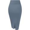 imageHybrid ampamp Company Women Elastic High Waist Bodycon Work Business Pencil Skirt1139blue Rivie