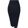 imageHybrid ampamp Company Women Elastic High Waist Bodycon Work Business Pencil Skirt1139navy