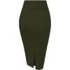 imageHybrid ampamp Company Women Elastic High Waist Bodycon Work Business Pencil Skirt1139olive