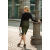 imageHybrid ampamp Company Women Elastic High Waist Bodycon Work Business Pencil Skirt1139olive