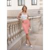 imageHybrid ampamp Company Women Elastic High Waist Bodycon Work Business Pencil Skirt1139rose