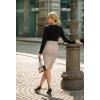 imageHybrid ampamp Company Women Elastic High Waist Bodycon Work Business Pencil Skirt1139stone