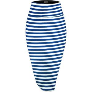 imageHybrid ampamp Company Women Elastic High Waist Bodycon Work Business Pencil Skirt1089bluwht