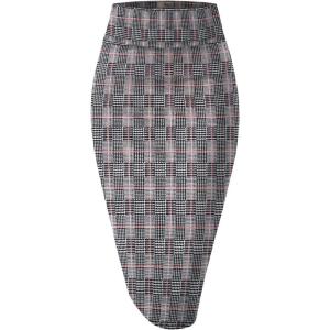 imageHybrid ampamp Company Women Elastic High Waist Bodycon Work Business Pencil Skirt10906blackivory