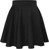 imageHybrid ampamp Company Women Basic Versatile Skirts Stretchy Flared Mini Skater SkirtBlack