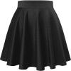 imageHybrid ampamp Company Women Basic Versatile Skirts Stretchy Flared Mini Skater SkirtCharcoal