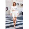 imageHybrid ampamp Company Women Basic Versatile Skirts Stretchy Flared Mini Skater SkirtWhite