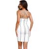 imageHybrid ampamp Company Womens Elegance V Neck Stretch Chic Bandage DressDrbd1029106white