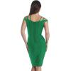 imageHybrid ampamp Company Womens Elegance V Neck Stretch Chic Bandage DressDrbd132emerald
