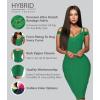 imageHybrid ampamp Company Womens Elegance V Neck Stretch Chic Bandage DressDrbd132emerald