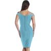 imageHybrid ampamp Company Womens Elegance V Neck Stretch Chic Bandage DressDrbd132lightblue
