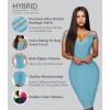 imageHybrid ampamp Company Womens Elegance V Neck Stretch Chic Bandage DressDrbd132lightblue