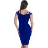 imageHybrid ampamp Company Womens Elegance V Neck Stretch Chic Bandage DressDrbd132royal