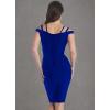 imageHybrid ampamp Company Womens Elegance V Neck Stretch Chic Bandage DressDrbd132royal