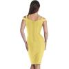 imageHybrid ampamp Company Womens Elegance V Neck Stretch Chic Bandage DressDrbd132yellow