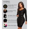 imageHybrid ampamp Company Womens Elegance V Neck Stretch Chic Bandage DressDrbd197black