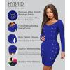 imageHybrid ampamp Company Womens Elegance V Neck Stretch Chic Bandage DressDrbd197royal