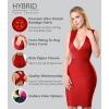 imageHybrid ampamp Company Womens Elegance V Neck Stretch Chic Bandage DressDrbd70709red