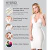 imageHybrid ampamp Company Womens Elegance V Neck Stretch Chic Bandage DressDrbd70709white