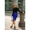 imageHybrid ampamp Company Womens Pencil Skirt Premium Nylon Ponte Stretch Office Made in The USA Below KneeKsk45006royal