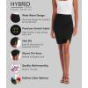 imageHybrid ampamp Company Womens Pencil Skirt Premium Ponte Basic Solid Stretch Above Knee Side SlitKsk450121073tblack