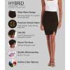 imageHybrid ampamp Company Womens Pencil Skirt Premium Ponte Basic Solid Stretch Above Knee Side SlitKsk450121073tbrown