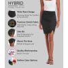 imageHybrid ampamp Company Womens Pencil Skirt Premium Ponte Basic Solid Stretch Above Knee Side SlitKsk450121073tcharcoal
