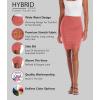 imageHybrid ampamp Company Womens Pencil Skirt Premium Ponte Basic Solid Stretch Above Knee Side SlitKsk450121073tcoral