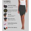 imageHybrid ampamp Company Womens Pencil Skirt Premium Ponte Basic Solid Stretch Above Knee Side SlitKsk450121073tgunmetal