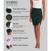 imageHybrid ampamp Company Womens Pencil Skirt Premium Ponte Basic Solid Stretch Above Knee Side SlitKsk450121073thunter