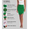 imageHybrid ampamp Company Womens Pencil Skirt Premium Ponte Basic Solid Stretch Above Knee Side SlitKsk450121073tkelly Green