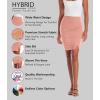 imageHybrid ampamp Company Womens Pencil Skirt Premium Ponte Basic Solid Stretch Above Knee Side SlitKsk450121073tlight Corall