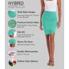 imageHybrid ampamp Company Womens Pencil Skirt Premium Ponte Basic Solid Stretch Above Knee Side SlitKsk450121073tmint