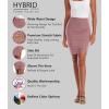imageHybrid ampamp Company Womens Pencil Skirt Premium Ponte Basic Solid Stretch Above Knee Side SlitKsk450121073trose