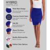 imageHybrid ampamp Company Womens Pencil Skirt Premium Ponte Basic Solid Stretch Above Knee Side SlitKsk450121073troyal