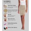 imageHybrid ampamp Company Womens Pencil Skirt Premium Ponte Basic Solid Stretch Above Knee Side SlitKsk450121073tstone