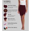 imageHybrid ampamp Company Womens Pencil Skirt Premium Ponte Basic Solid Stretch Above Knee Side SlitKsk450121073twine
