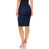imageHybrid ampamp Company Womens Super Comfy Ultra Stretch Skirt Knee Length with PocketsSk44876navy