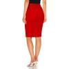 imageHybrid ampamp Company Womens Super Comfy Ultra Stretch Skirt Knee Length with PocketsSk44876red